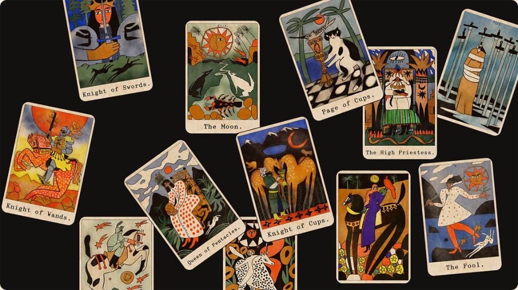 Tarot kártyák illusztrációi